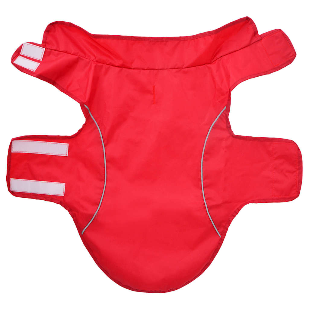 Dog Raincoat with Reflective Stripes Polyester S